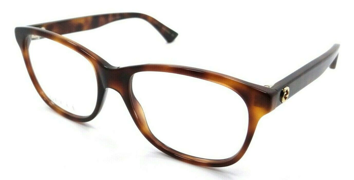 Gucci Eyeglasses Frames GG0166O 006 54-17-140 Havana Made in Italy-889652154947-classypw.com-1