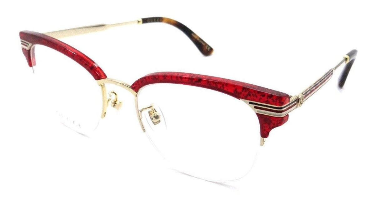 Gucci Eyeglasses Frames GG0201O 003 50-18-140 Red / Gold Made in Japan-889652093529-classypw.com-1