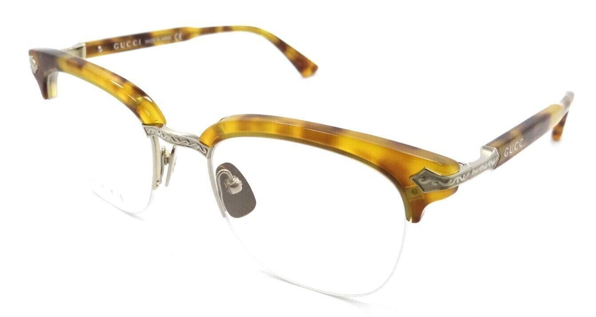 Gucci Eyeglasses Frames GG0231O 004 50-20-135 Havana Gold Titanium Made in Japan-889652094489-classypw.com-1