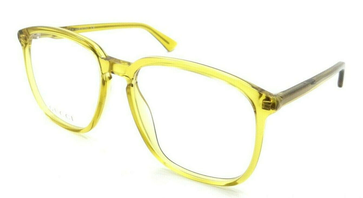 Gucci Eyeglasses Frames GG0250O 006 55-17-145 Yellow Made in Italy-889652125404-classypw.com-1