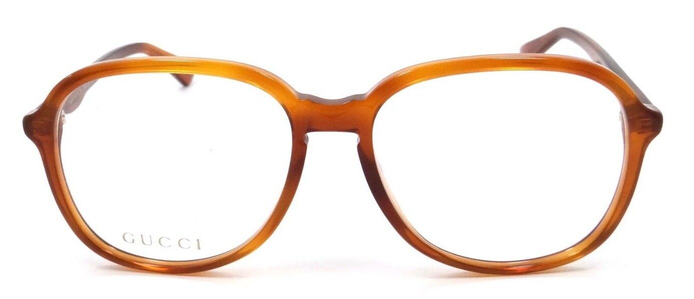 Gucci Eyeglasses Frames GG0259O 002 55-16-140 Havana Made in Italy