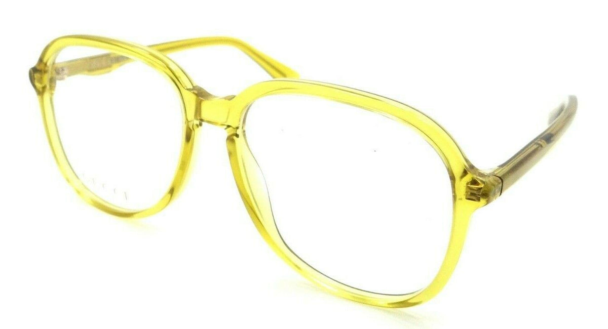 Gucci Eyeglasses Frames GG0259O 006 55-16-140 Yellow Made in Italy-889652124964-classypw.com-1