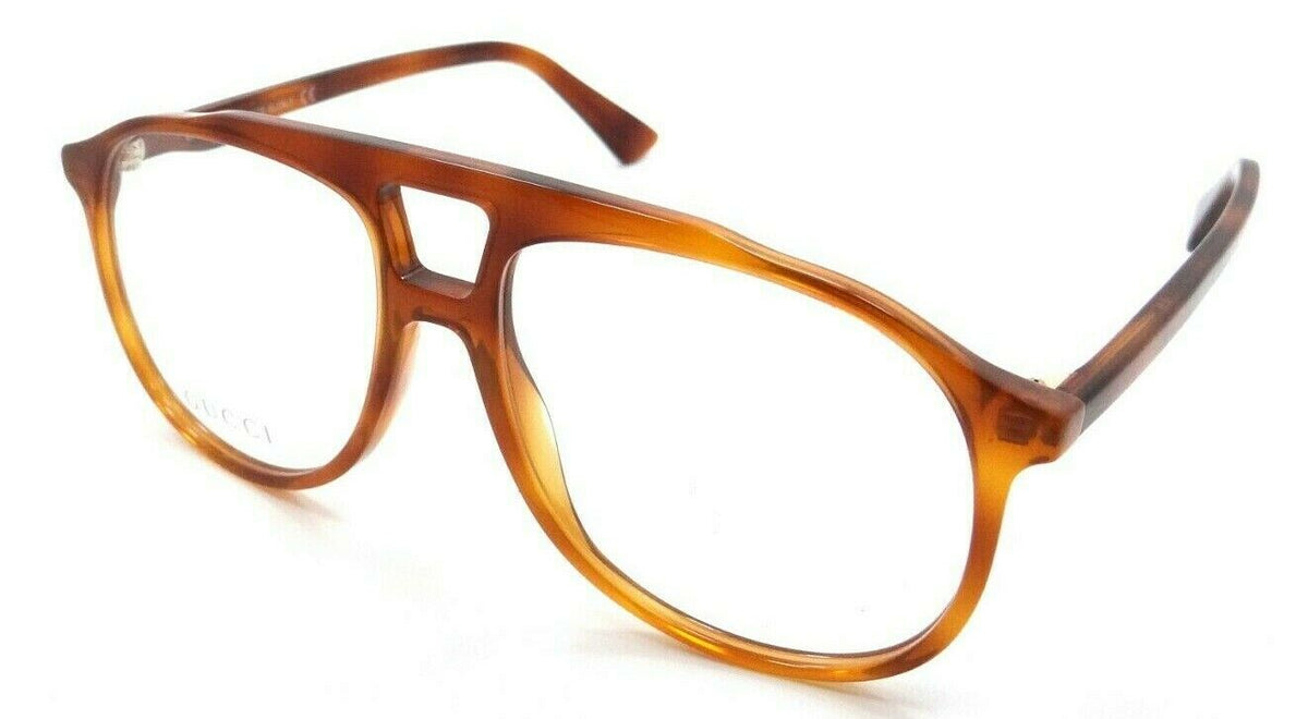 Gucci Eyeglasses Frames GG0264O 002 57-16-145 Havana Made in Italy-889652125305-classypw.com-1