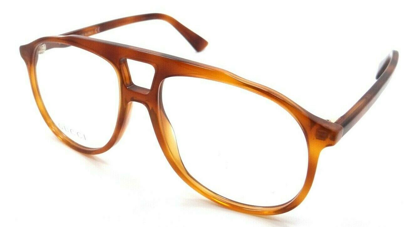 Gucci Eyeglasses Frames GG0264O 002 57-16-145 Havana Made in Italy-889652125305-classypw.com-1