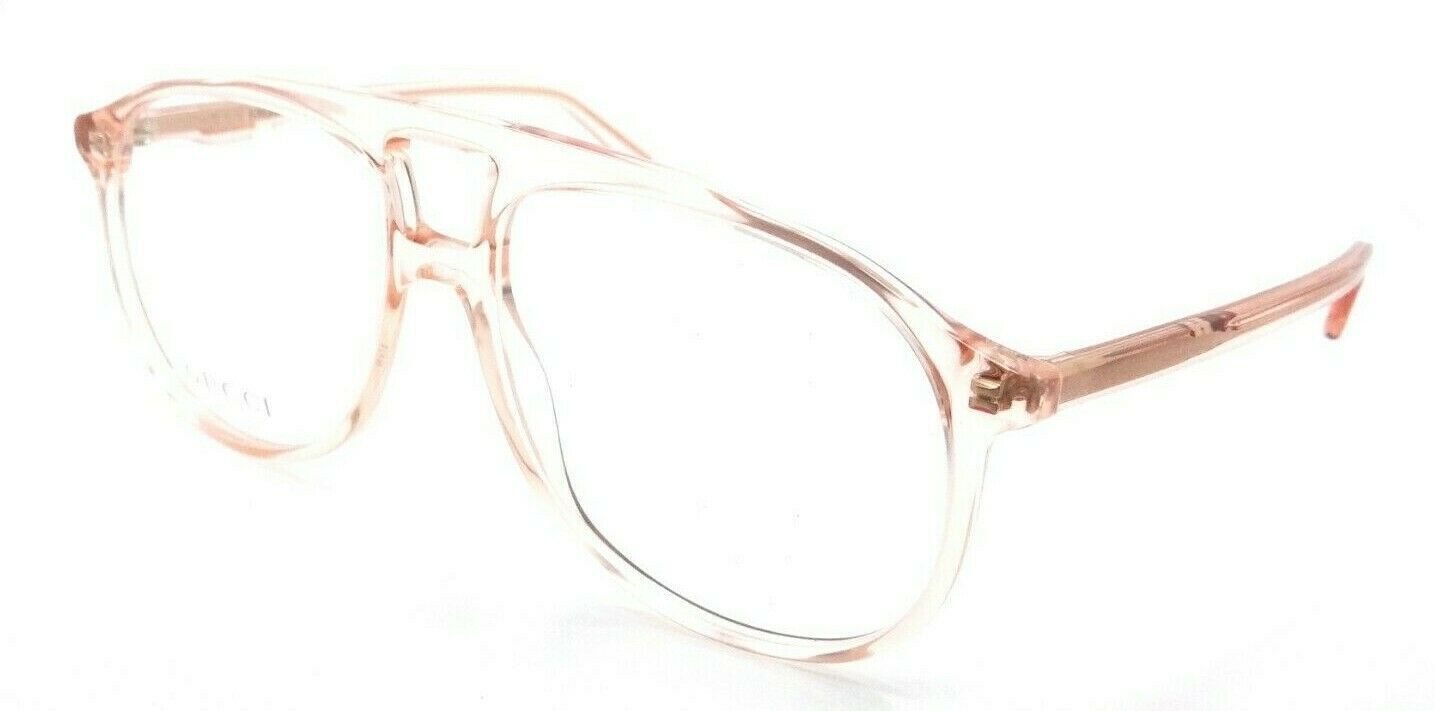 Gucci Eyeglasses Frames GG0264O 005 57-16-145 Pink Orange Made in Italy-889652125336-classypw.com-1