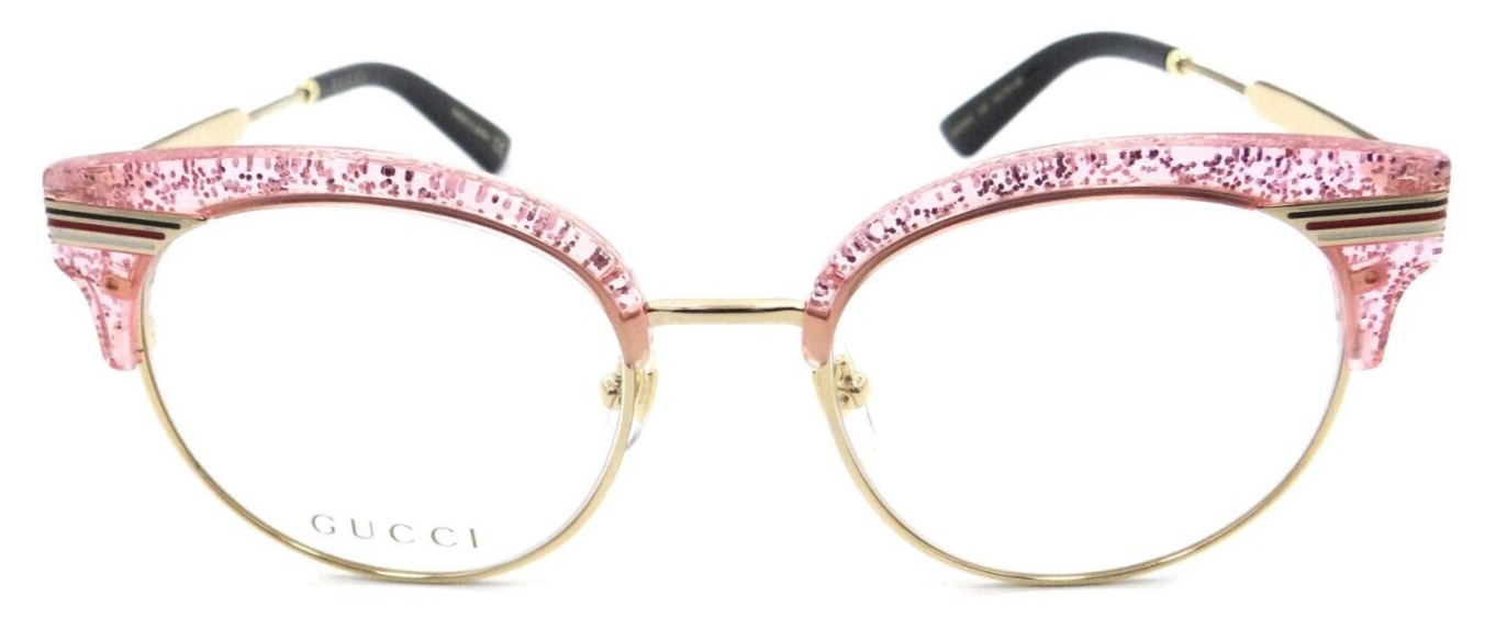 Gucci Eyeglasses Frames GG0285O 005 50-19-140 Pink / Gold Made in Japan
