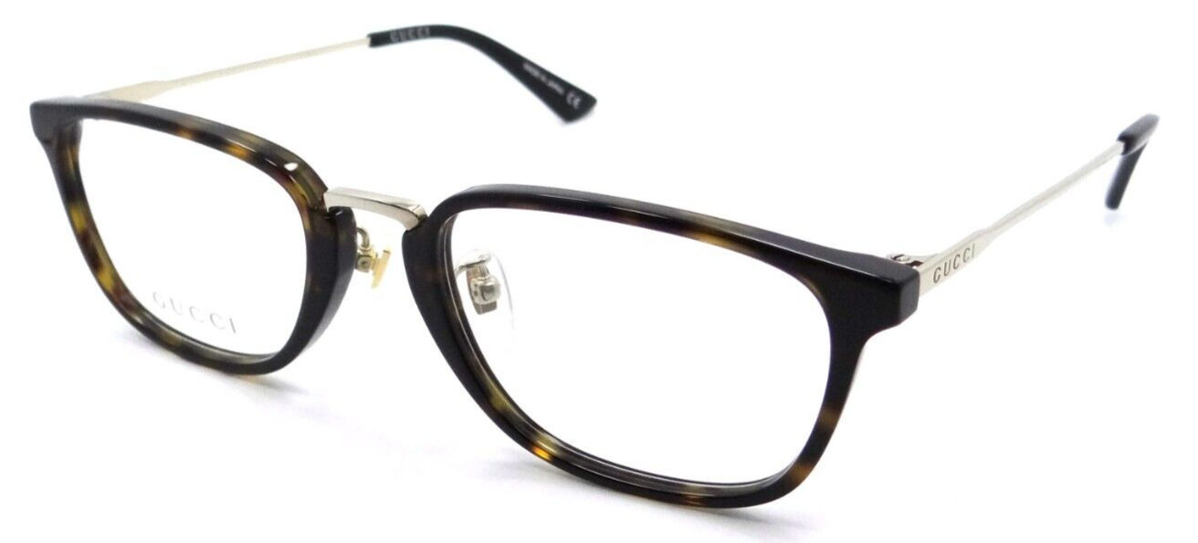 Gucci Eyeglasses Frames GG0324OJ 002 53 21 145 Havana Gold Made