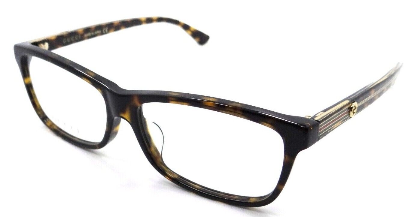 Gucci Eyeglasses Frames GG0378OA 002 55-14-145 Havana Made in Japan-889652176505-classypw.com-1