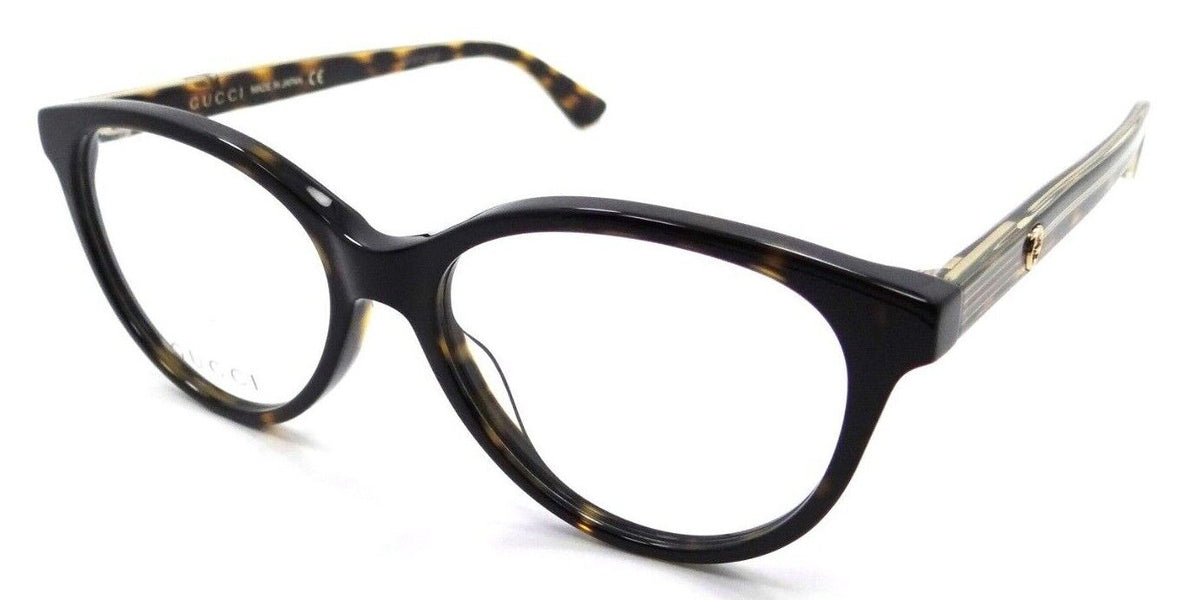 Gucci Eyeglasses Frames GG0379O 002 52-16-140 Havana Made in Japan-889652176536-classypw.com-1
