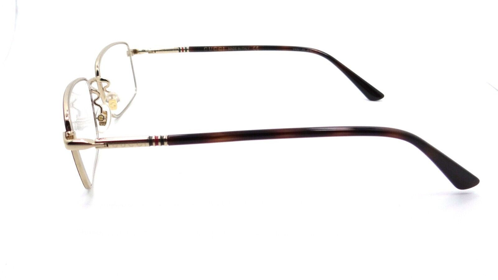 Gucci Eyeglasses Frames GG0391O 002 53-17-140 Black /Gold / Havana Made in Italy-889652174600-classypw.com-3