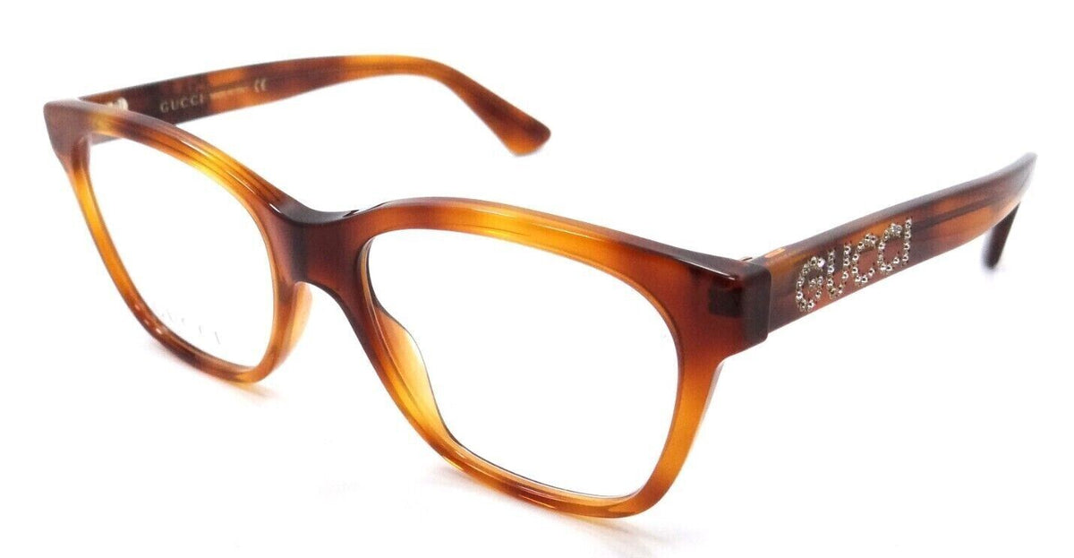 Gucci Eyeglasses Frames GG0420OA 004 52-18-140 Havana Made in Italy-889652171906-classypw.com-1
