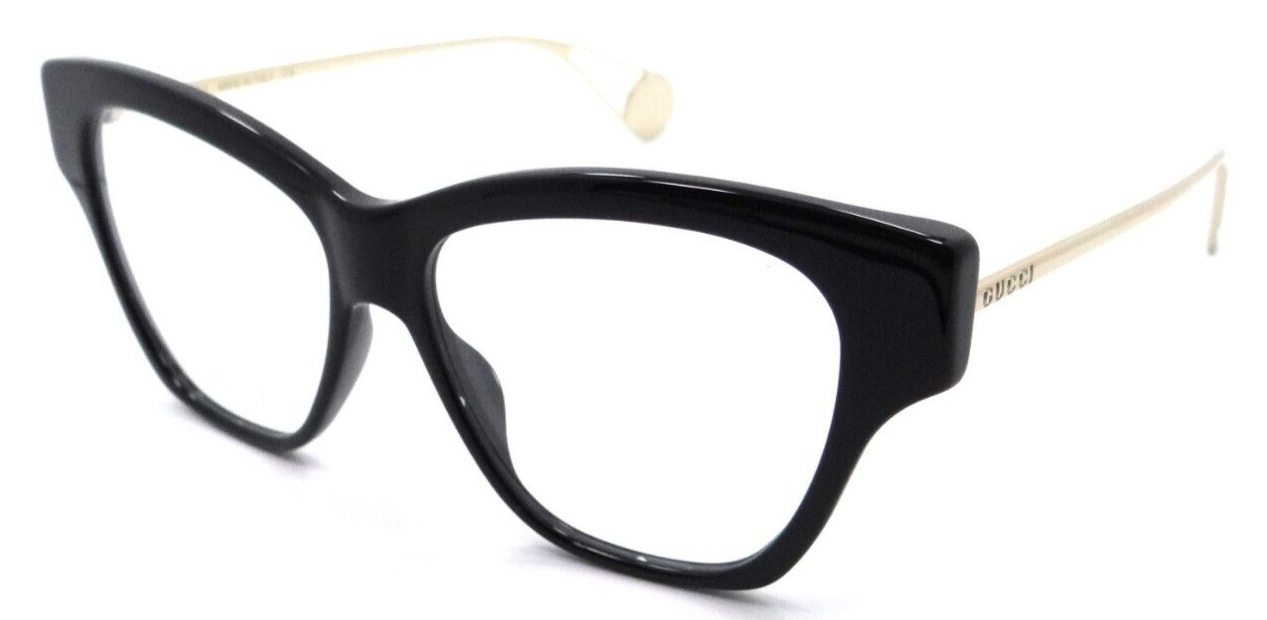 Gucci Eyeglasses Frames GG0438O 001 52-14-140 Black / Gold Made in Italy-889652200606-classypw.com-3