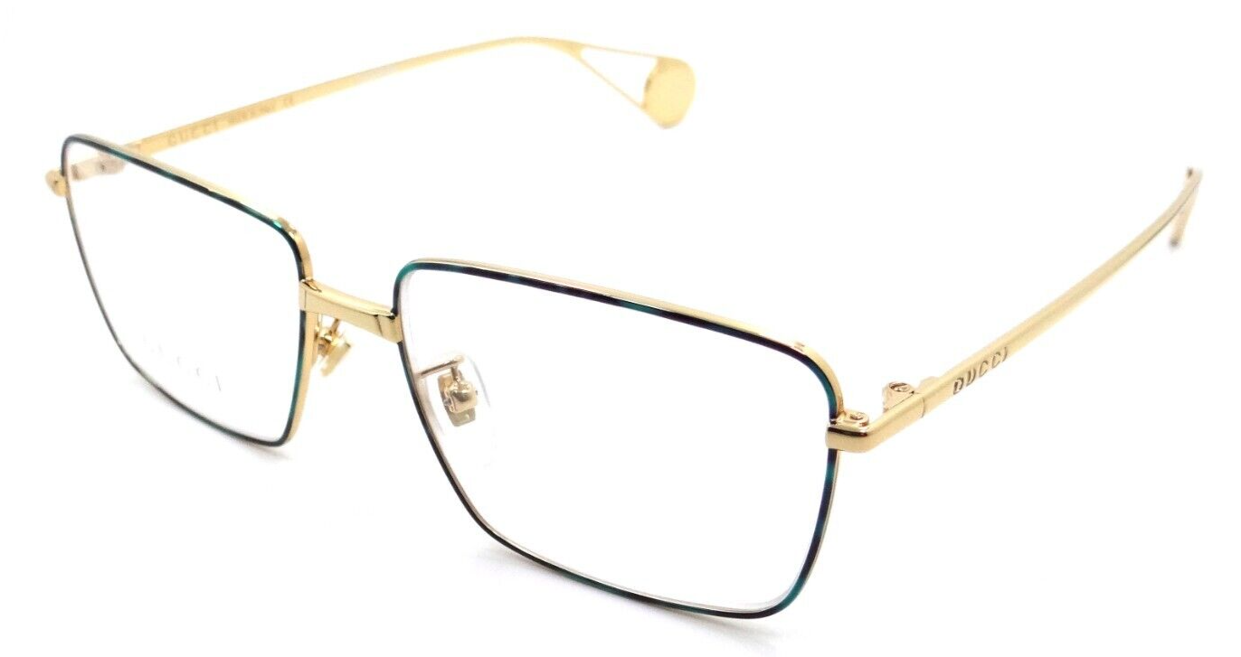 Gucci Eyeglasses Frames GG0439O 003 53-15-145 Blue Havana / Gold Made in Italy-889652050980-classypw.com-3