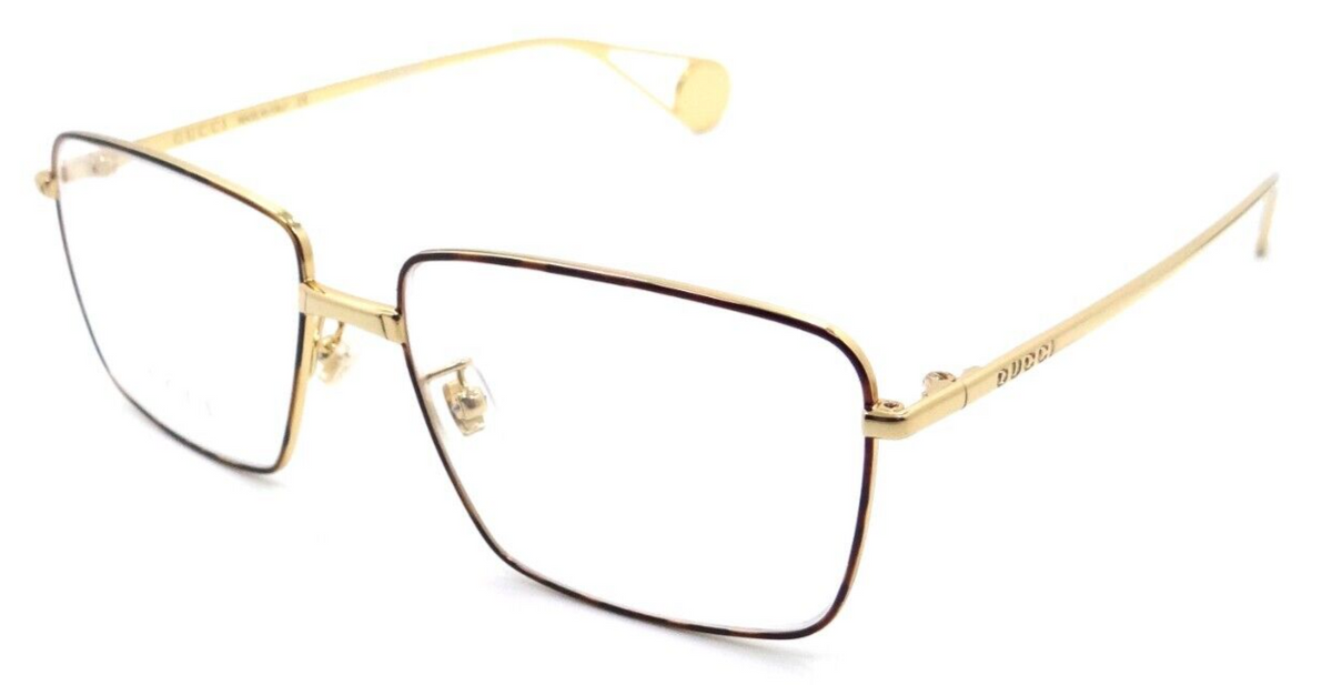 Gucci Eyeglasses Frames GG0439O 006 55-15-145 Havana / Gold Made in Italy-889652200217-classypw.com-1