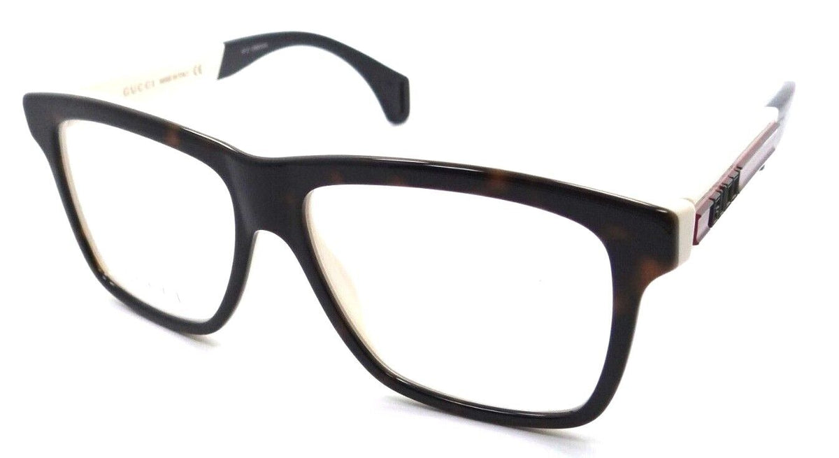 Gucci Eyeglasses Frames GG0464O 008 56-15-150 Havana / White Made in Italy-889652200019-classypw.com-1