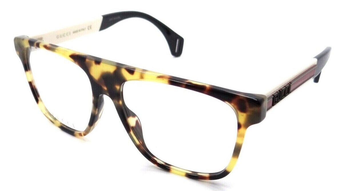 Gucci Eyeglasses Frames GG0465O 004 55-16-150 Havana / White Made in Italy-889652200958-classypw.com-1