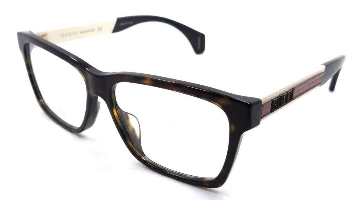 Gucci Eyeglasses Frames GG0466OA 003 56-15-150 Havana / Ivory Made in Italy-889652200842-classypw.com-1