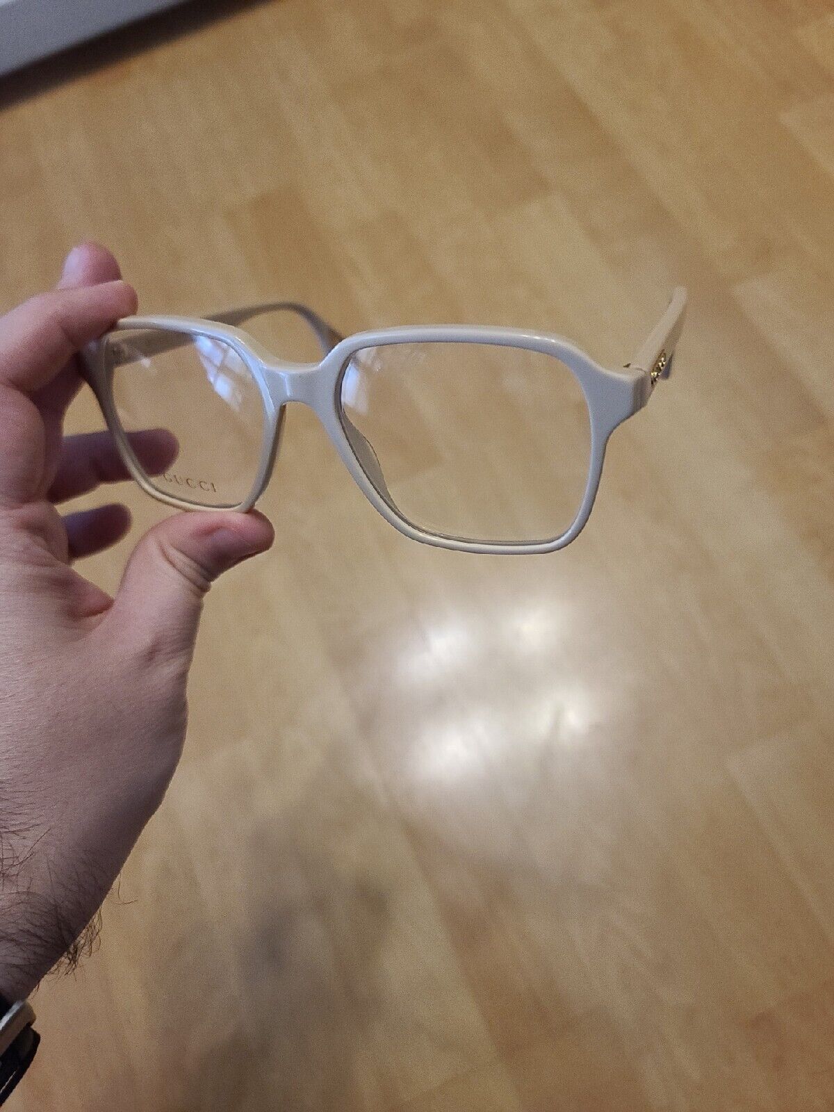 Gucci Eyeglasses Frames GG0469O 003 56-18-145 Ivory Made in Italy-889652201443-classypw.com-4