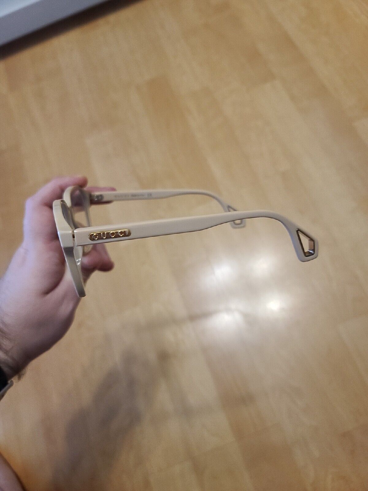 Gucci Eyeglasses Frames GG0469O 003 56-18-145 Ivory Made in Italy-889652201443-classypw.com-6