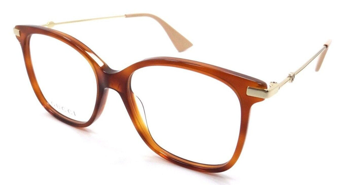 Gucci Eyeglasses Frames GG0512O 003 52-16-145 Havana / Gold Made in Japan-889652236421-classypw.com-1