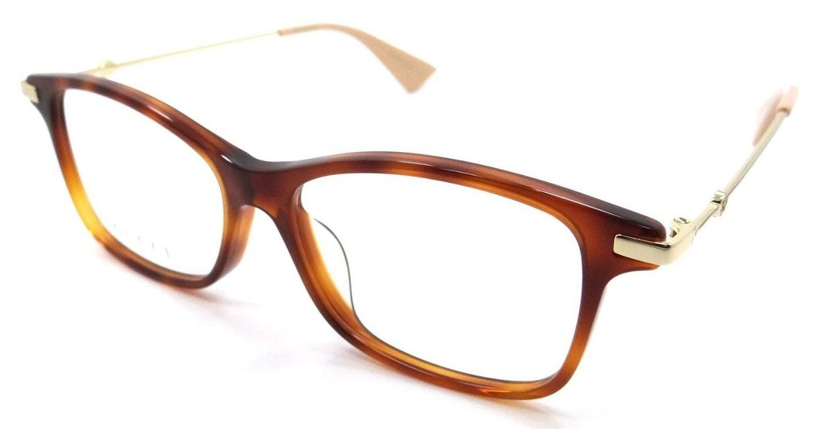 Gucci Eyeglasses Frames GG0513OA 006 53-15-145 Havana / Gold Made in Japan-889652237077-classypw.com-1
