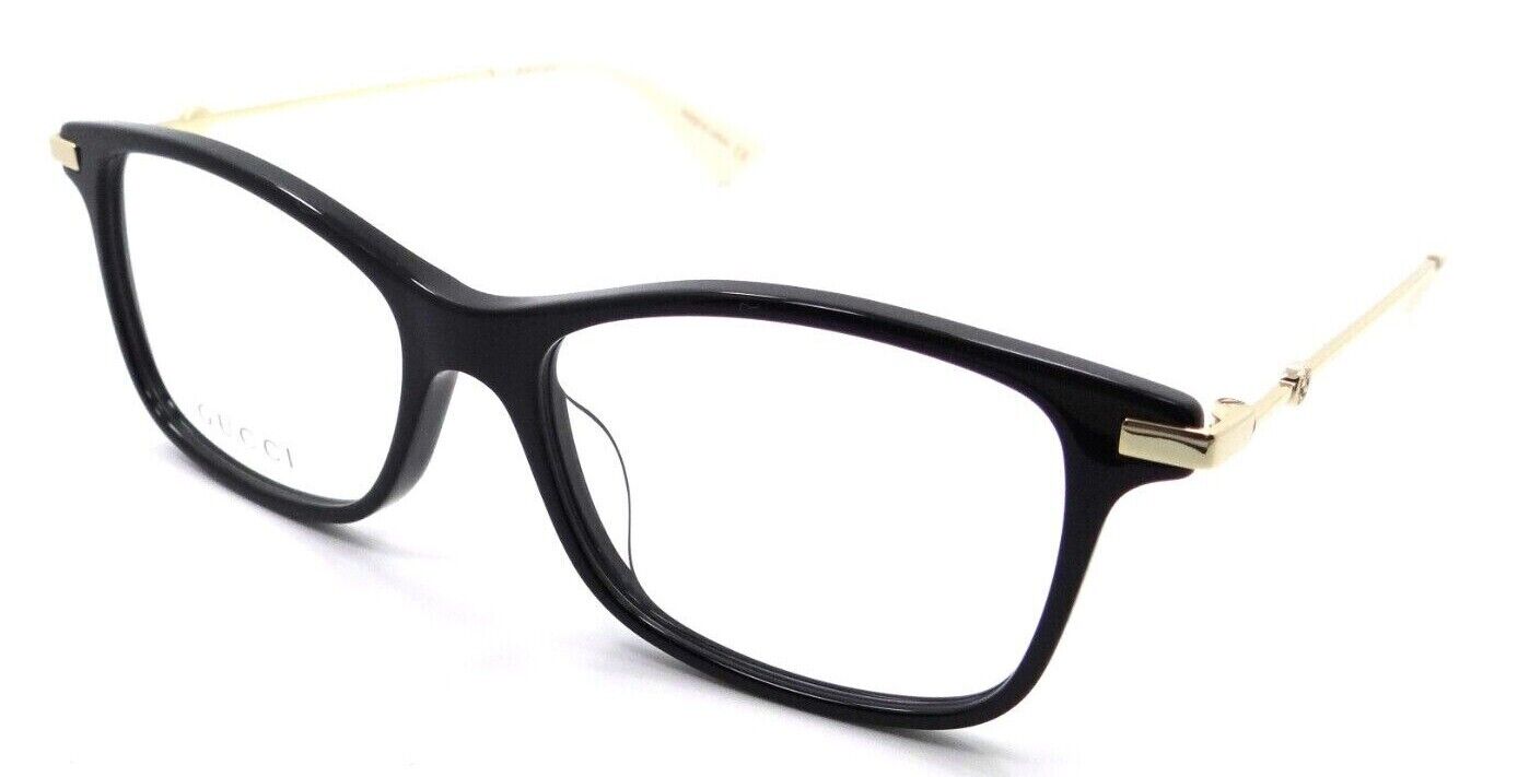 Gucci Eyeglasses Frames GG0513OA 007 55-17-145 Black / Gold Made in Japan-889652237091-classypw.com-1