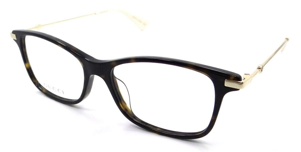 Gucci Eyeglasses Frames GG0513OA 008 55-17-145 Havana / Gold Made in Japan-889652237107-classypw.com-1