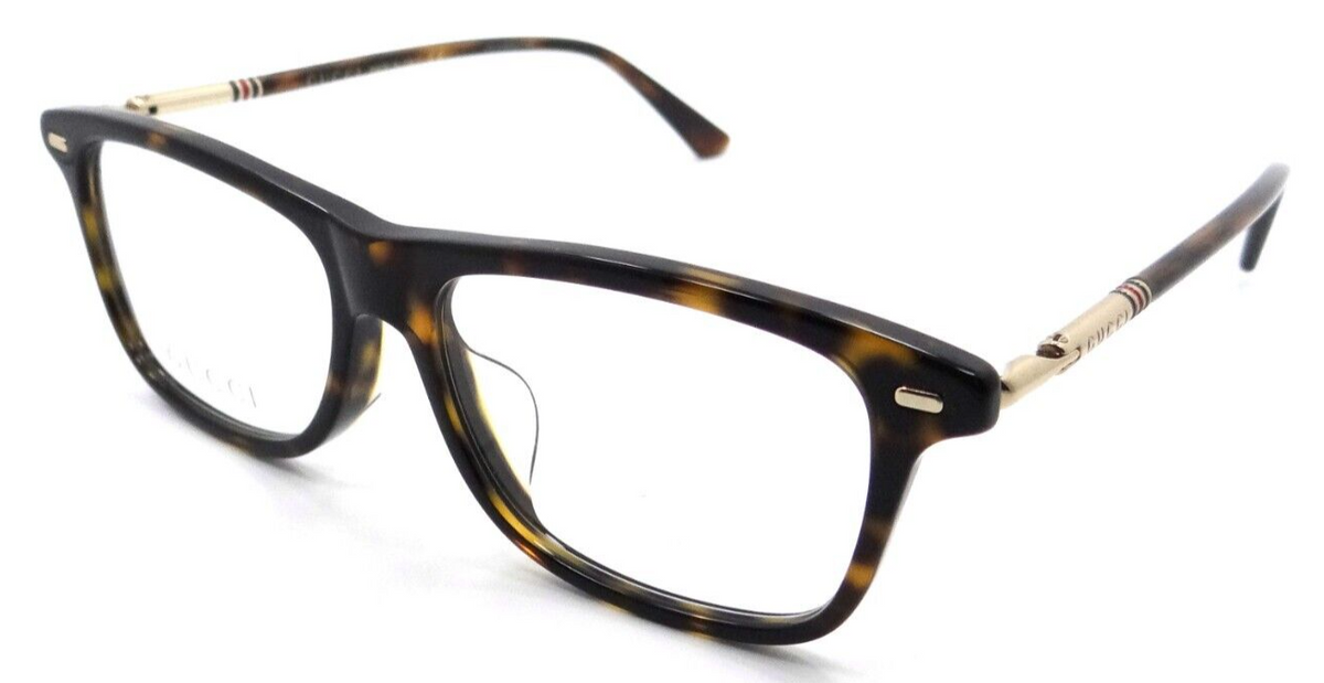 Gucci Eyeglasses Frames GG0519OA 002 52-15-140 Havana / Gold Made in Italy-889652236872-classypw.com-1
