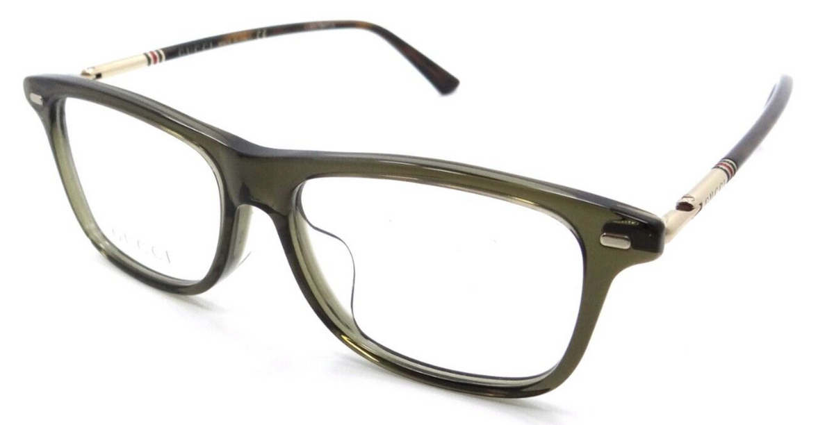 Gucci Eyeglasses Frames GG0519OA 004 52-15-140 Green / Gold Made in Italy-889652237008-classypw.com-1