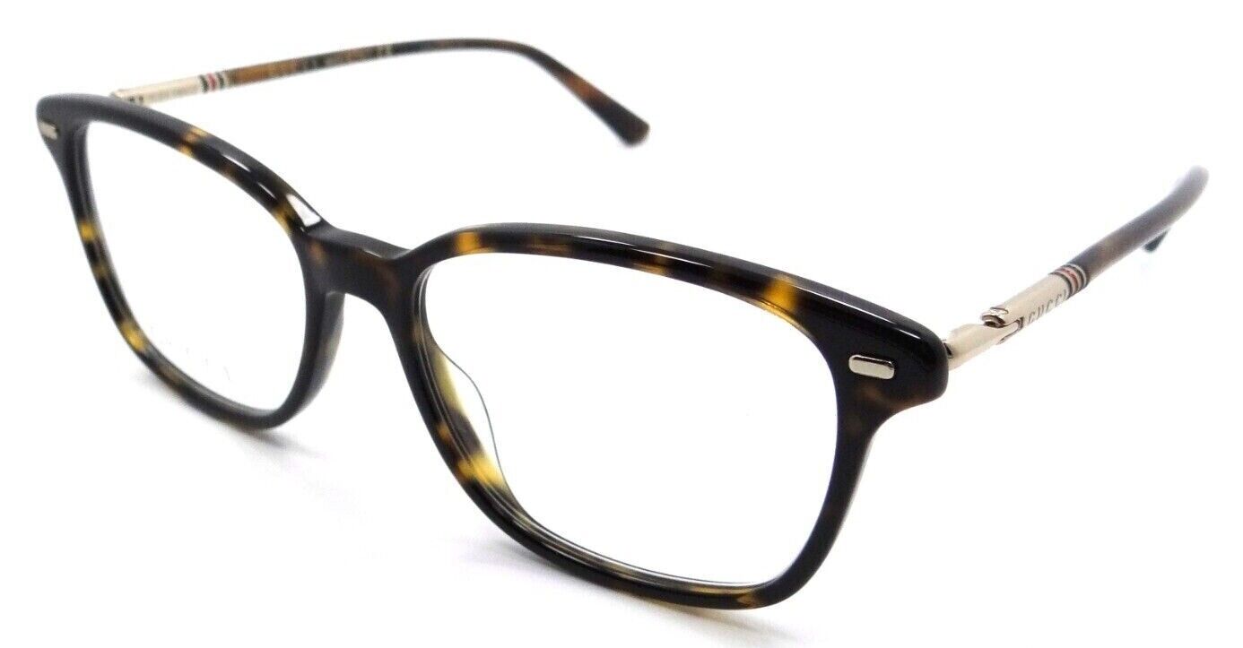 Gucci Eyeglasses Frames GG0520O 002 53-17-140 Havana / Gold Made in Italy-889652236230-classypw.com-1