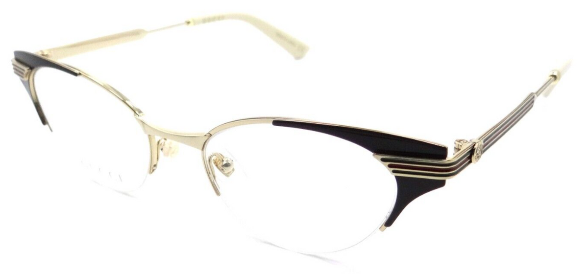Gucci Eyeglasses Frames GG0523O 001 50-19-140 Brown / Gold Made in Japan-889652236056-classypw.com-1