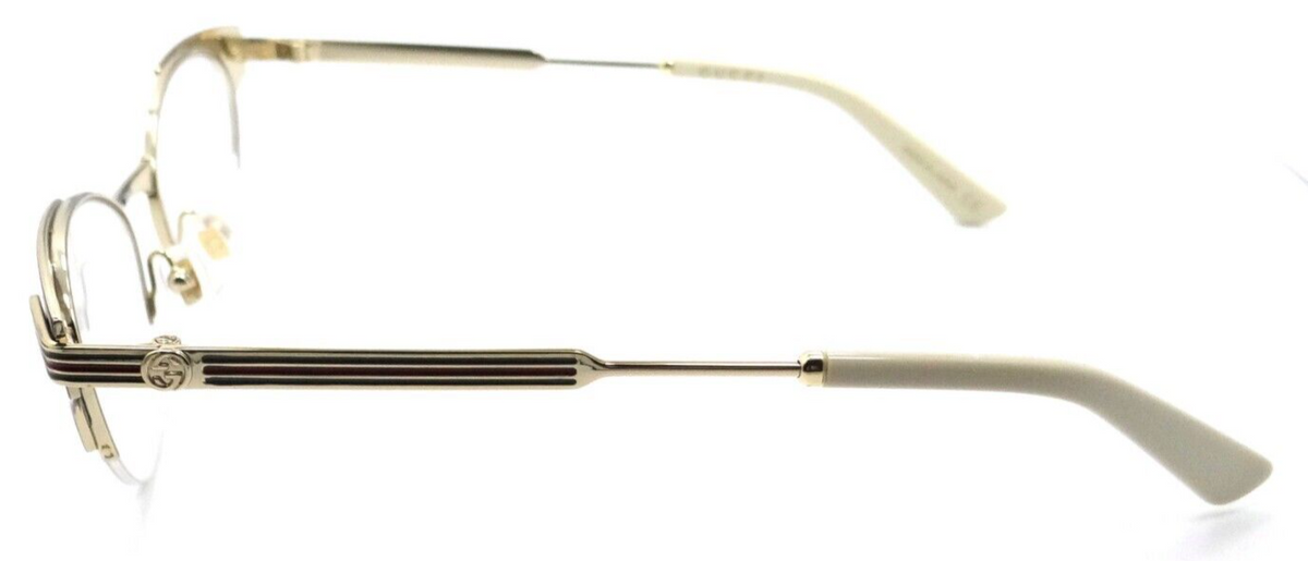 Gucci Eyeglasses Frames GG0523O 001 50-19-140 Brown / Gold Made in Japan-889652236056-classypw.com-3