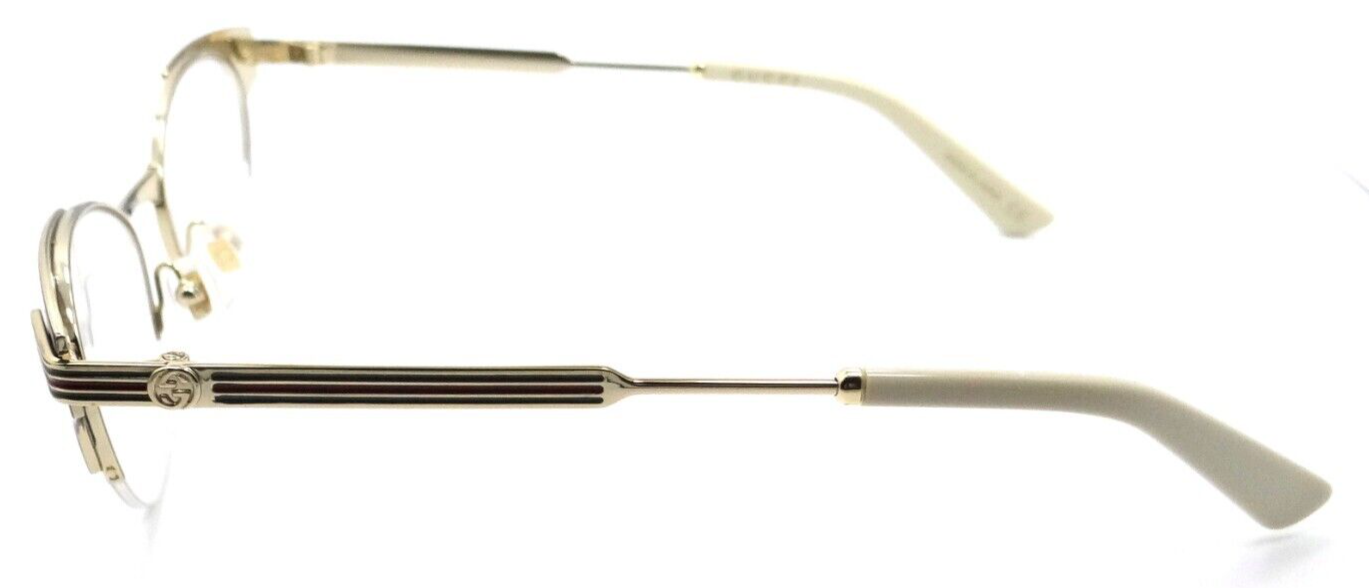 Gucci Eyeglasses Frames GG0523O 001 50-19-140 Brown / Gold Made in Japan-889652236056-classypw.com-3