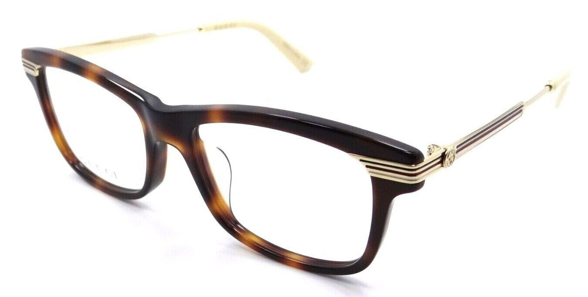 Gucci Eyeglasses Frames GG0524O 002 52-17-140 Havana / Gold Made in Japan-889652236070-classypw.com-1