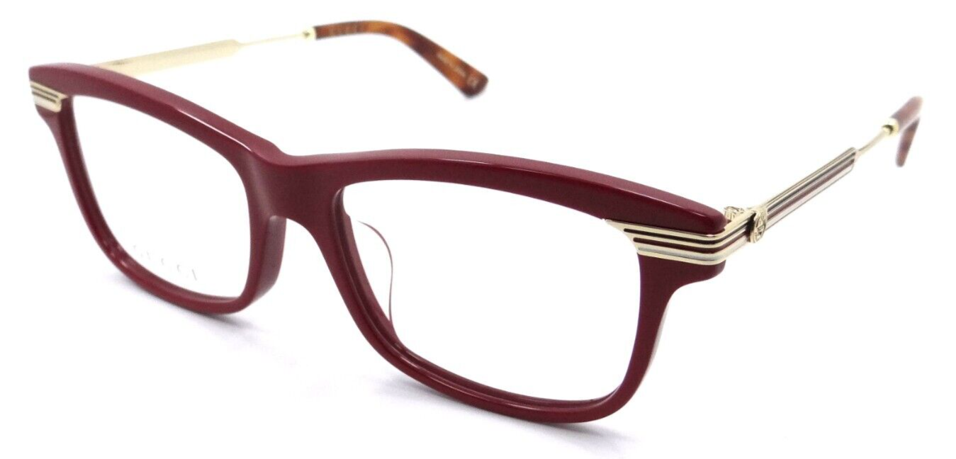 Gucci Eyeglasses Frames GG0524O 004 52-17-140 Burgundy / Gold Made in Japan-889652236285-classypw.com-1