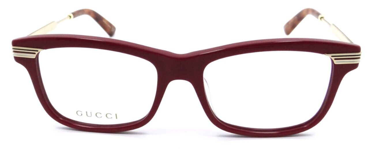 Gucci Eyeglasses Frames GG0524O 004 52-17-140 Burgundy / Gold Made in Japan-889652236285-classypw.com-1