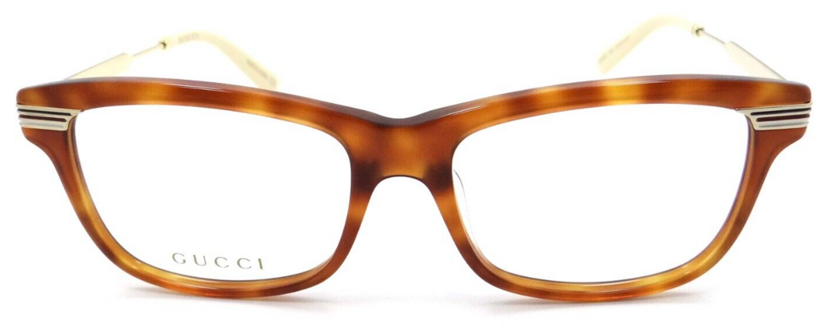 Gucci Eyeglasses Frames GG0524O 007 54-17-140 Havana / Gold Made in Japan-889652236643-classypw.com-2