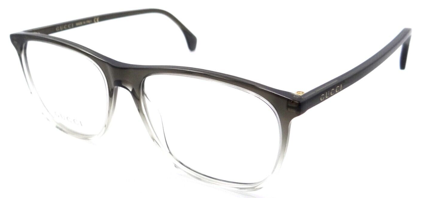 Gucci Eyeglasses Frames GG0554O 004 55-16-145 Grey / Crystal Made in Italy-889652258874-classypw.com-1
