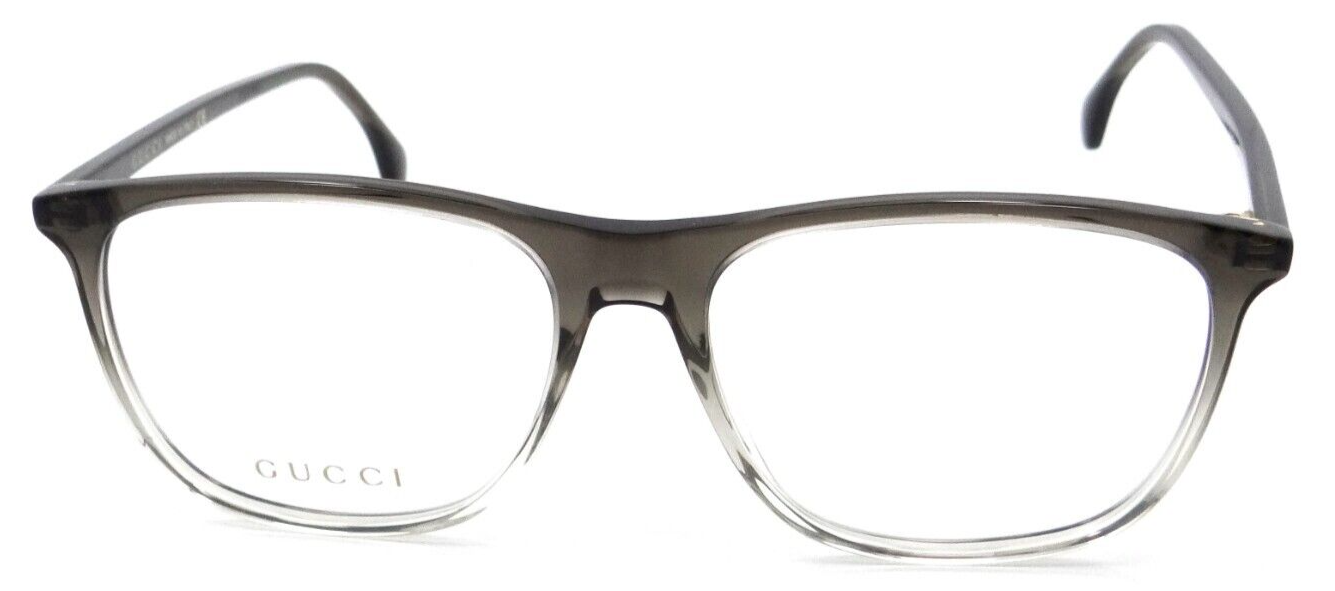 Gucci Eyeglasses Frames GG0554O 004 55-16-145 Grey / Crystal Made in Italy-889652258874-classypw.com-2