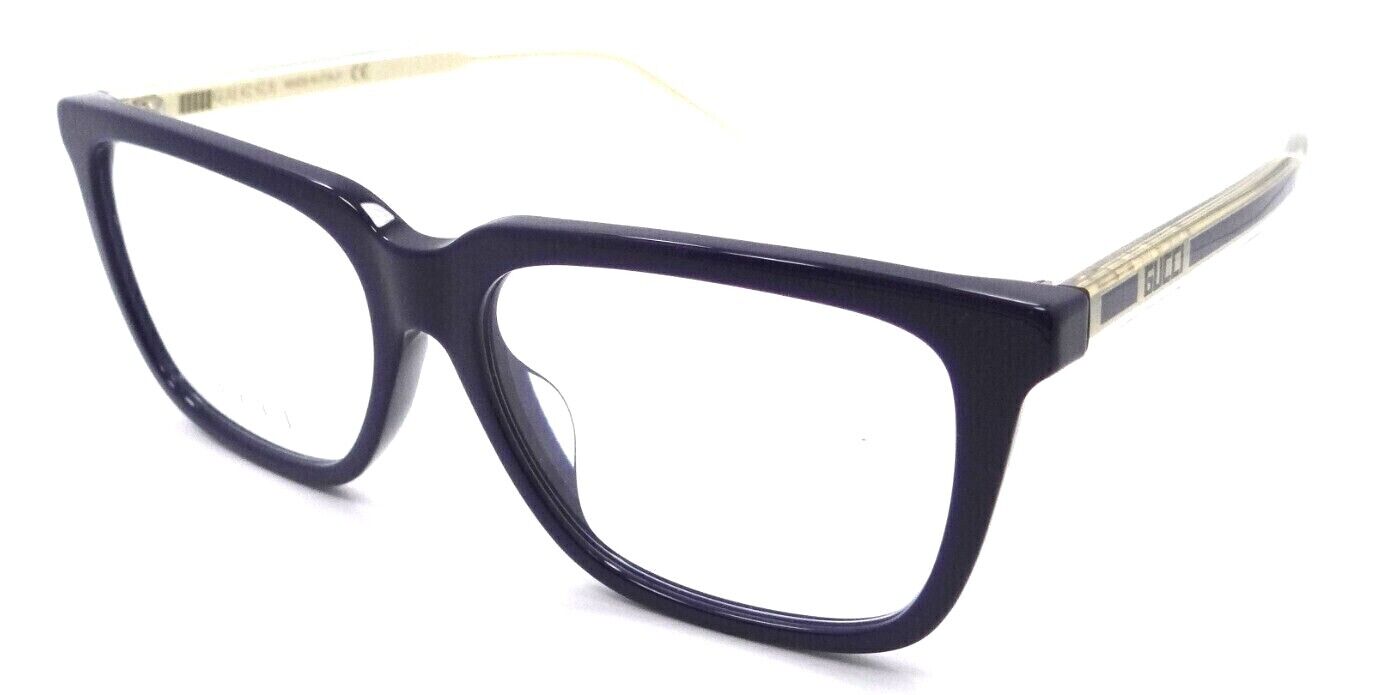 Gucci Eyeglasses Frames GG0560OA 004 55-16-145 Blue / Crystal Made in Italy-889652257402-classypw.com-1
