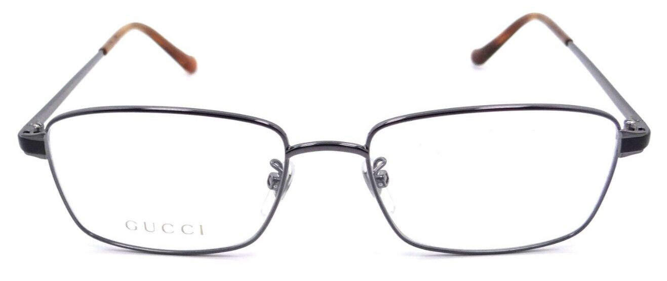 Gucci Eyeglasses Frames GG0576OK 003 54-17-150 Ruthenium / Black Made in Italy-889652259413-classypw.com-2
