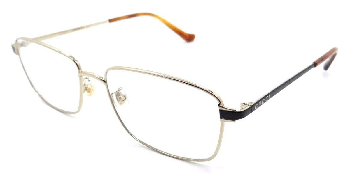 Gucci Eyeglasses Frames GG0576OK 005 56-17-150 Gold / Brown Made in Italy-889652264639-classypw.com-1