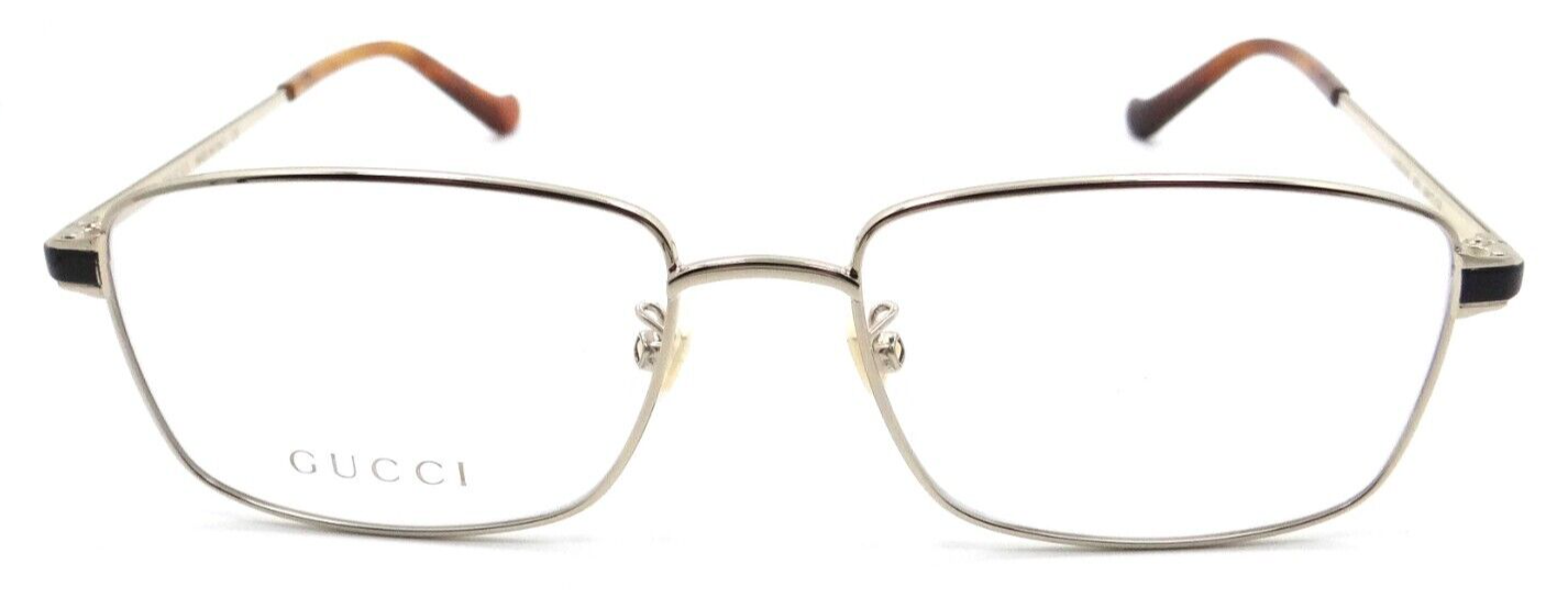 Gucci Eyeglasses Frames GG0576OK 005 56-17-150 Gold / Brown Made in Italy-889652264639-classypw.com-2