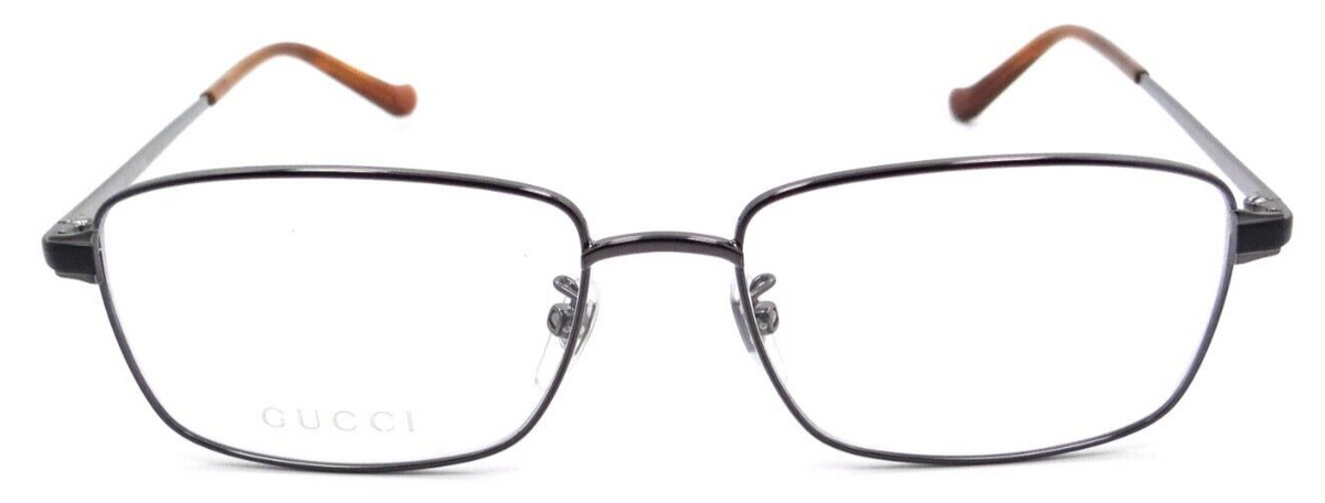 Gucci Eyeglasses Frames GG0576OK 006 56-17-150 Ruthenium / Black Made in Italy-889652264646-classypw.com-2