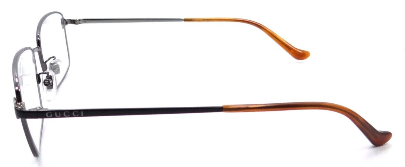 Gucci Eyeglasses Frames GG0576OK 006 56-17-150 Ruthenium / Black Made in Italy-889652264646-classypw.com-3