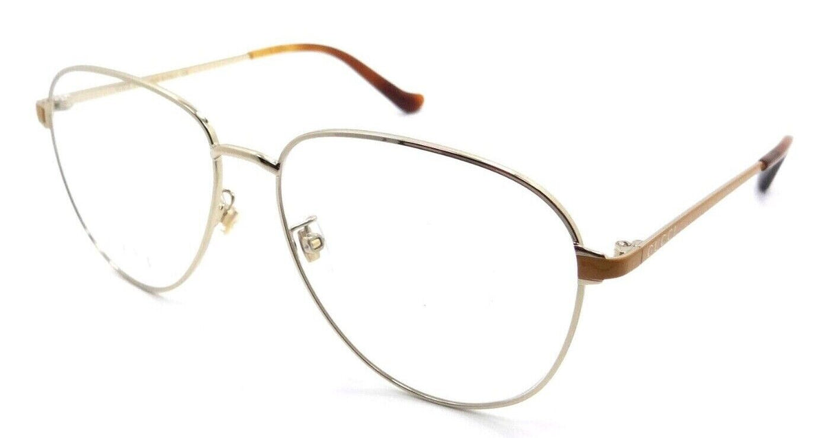 Gucci Eyeglasses Frames GG0577OA 003 57-15-140 Gold / Yellow Made in Italy-889652257808-classypw.com-1