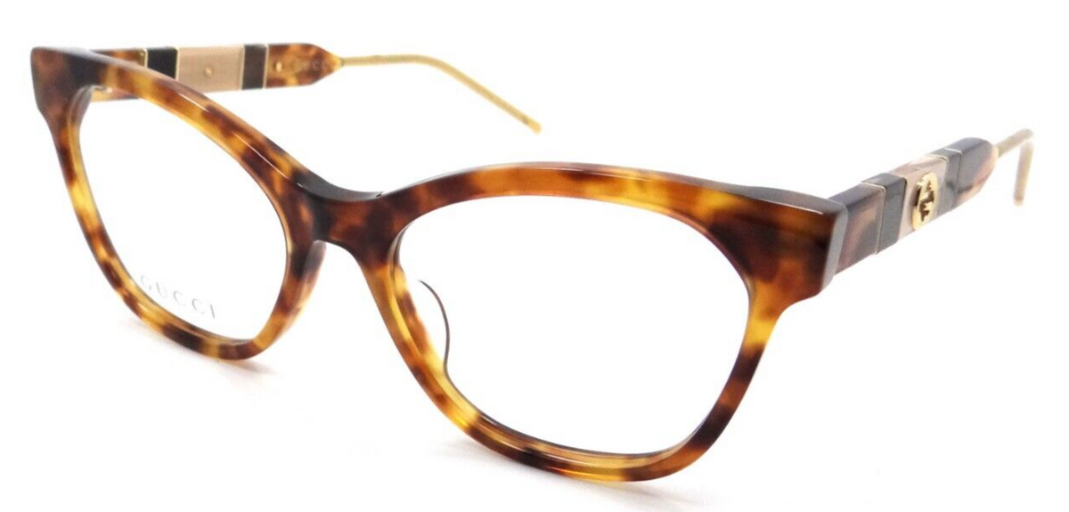 Gucci Eyeglasses Frames GG0600O 005 54-18-140 Havana Made in Japan-889652255798-classypw.com-1