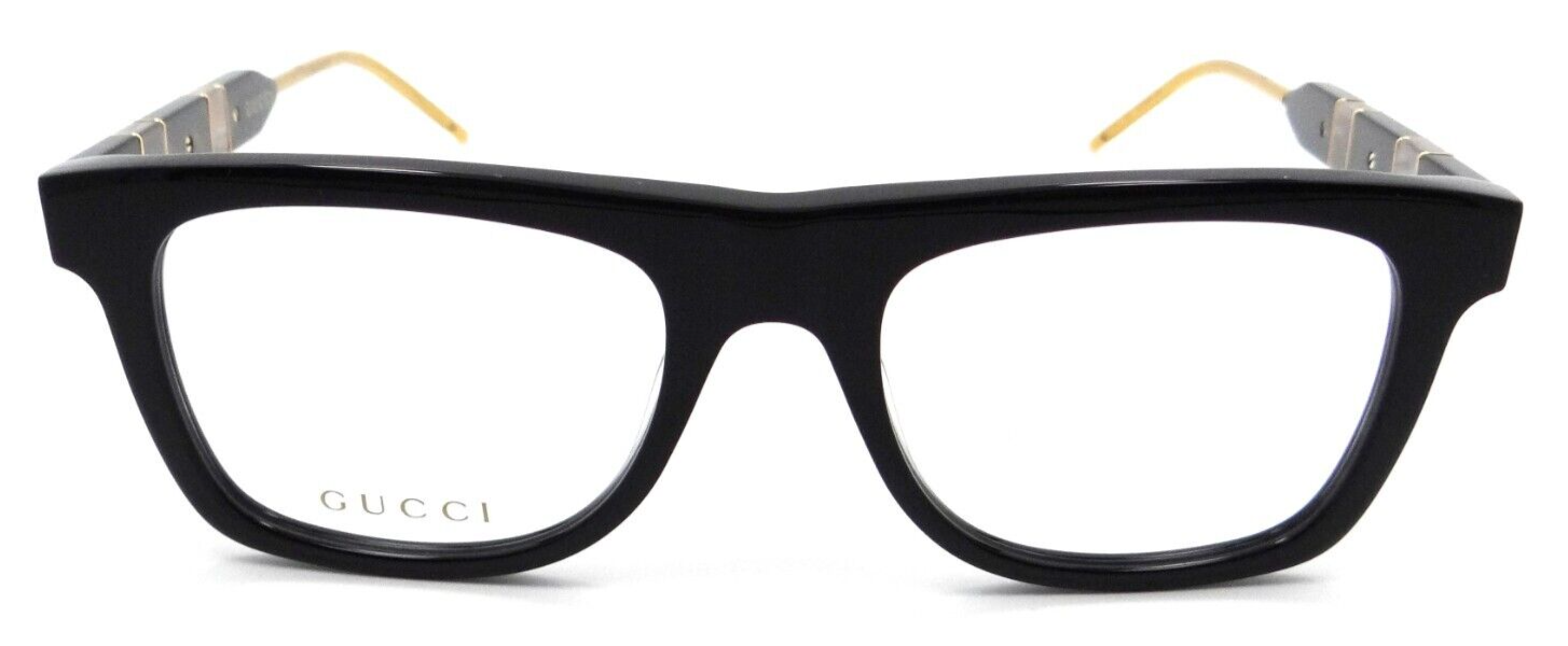 Gucci Eyeglasses Frames GG0604O 001 53-20-145 Black / Gold Made in Japan-889652255460-classypw.com-2