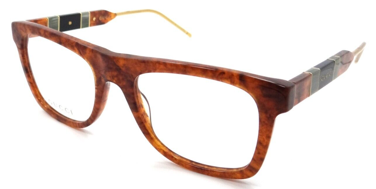 Gucci Eyeglasses Frames GG0604O 003 53-20-145 Havana / Gold Made in Japan-889652255521-classypw.com-1