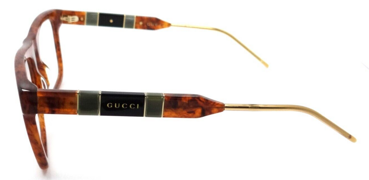 Gucci Eyeglasses Frames GG0604O 003 53-20-145 Havana / Gold Made in Japan-889652255521-classypw.com-3